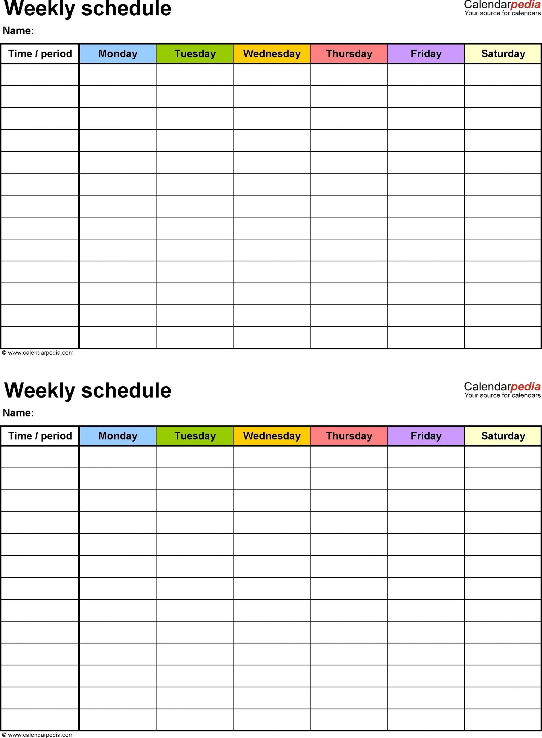 Catch 12 Week Blank Calendar