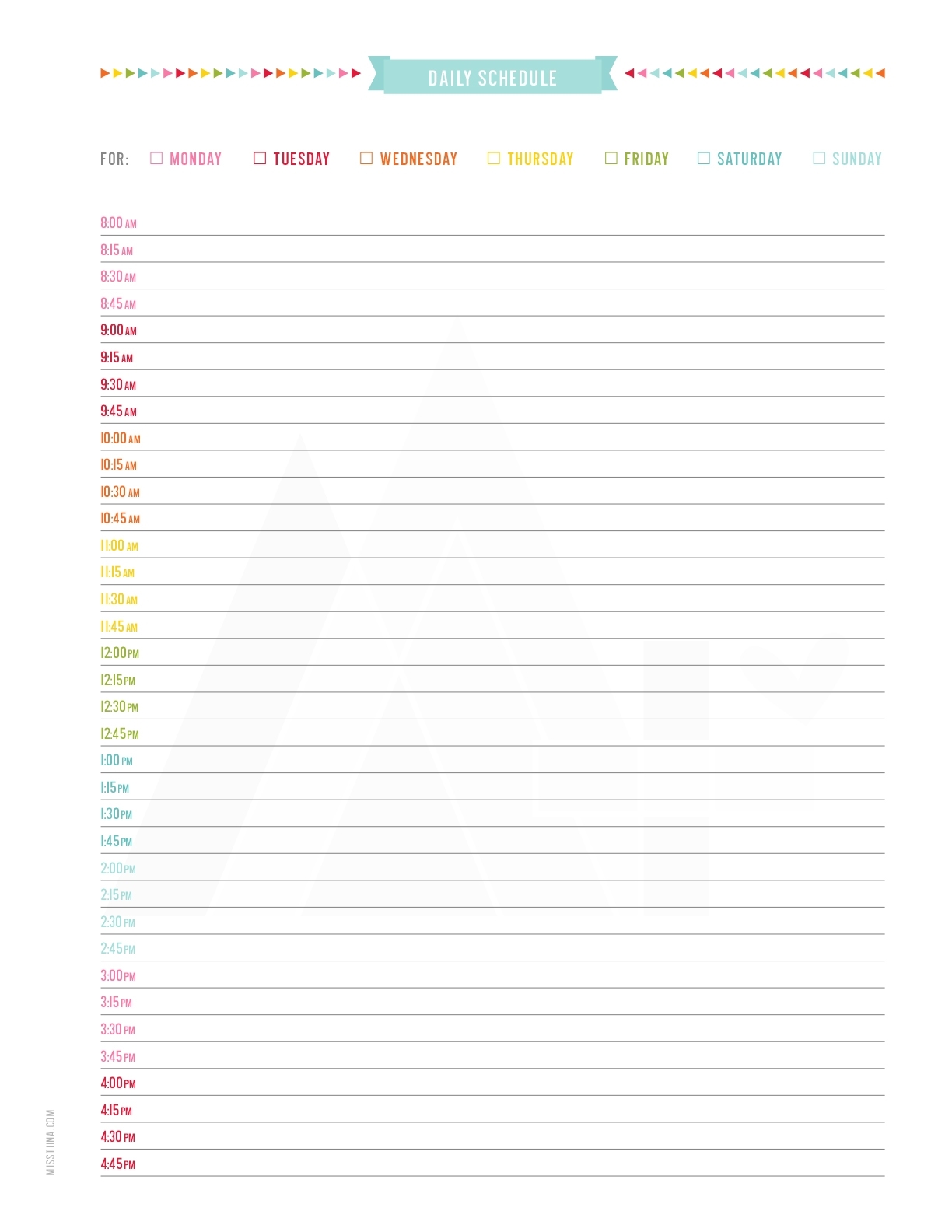 Catch 15 Minute Increment Log