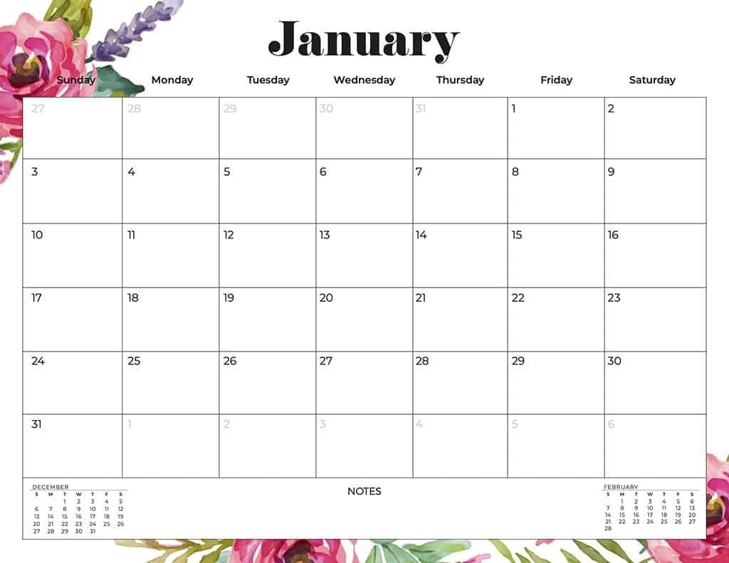 Catch 2021 Calendar Free Printable By Month