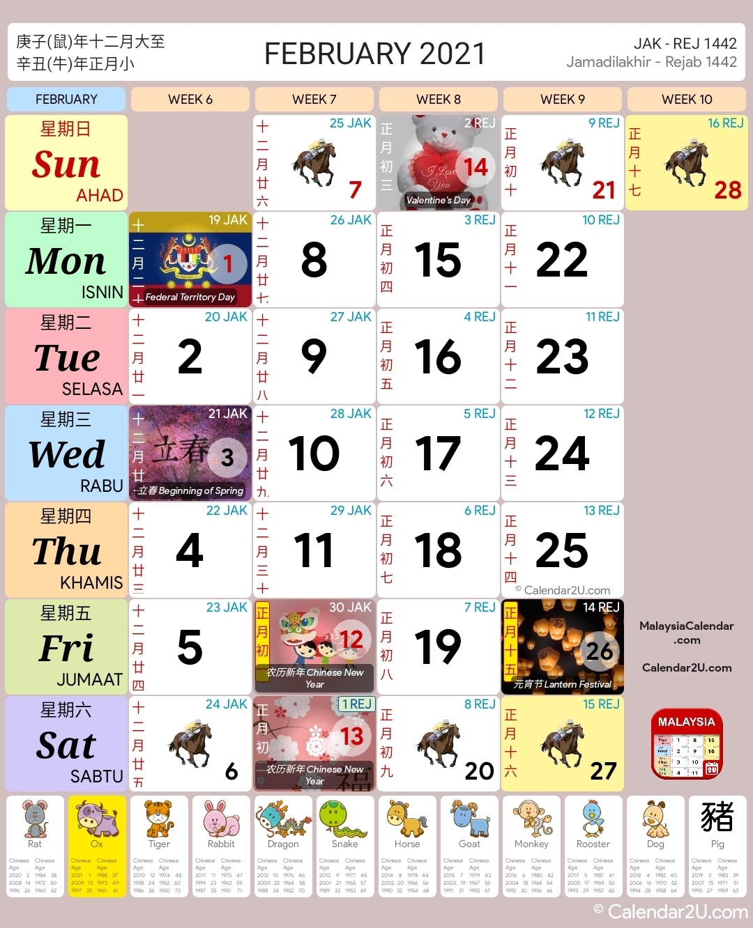 Catch 2021 Chinese Calendar