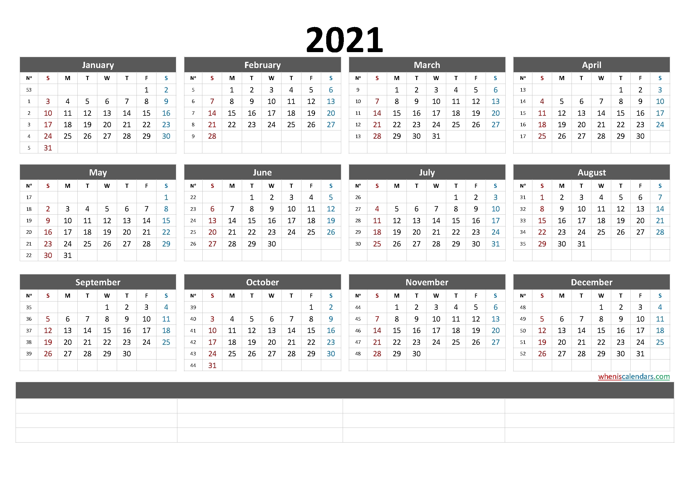 Catch 2021 Printable Calendar By Month
