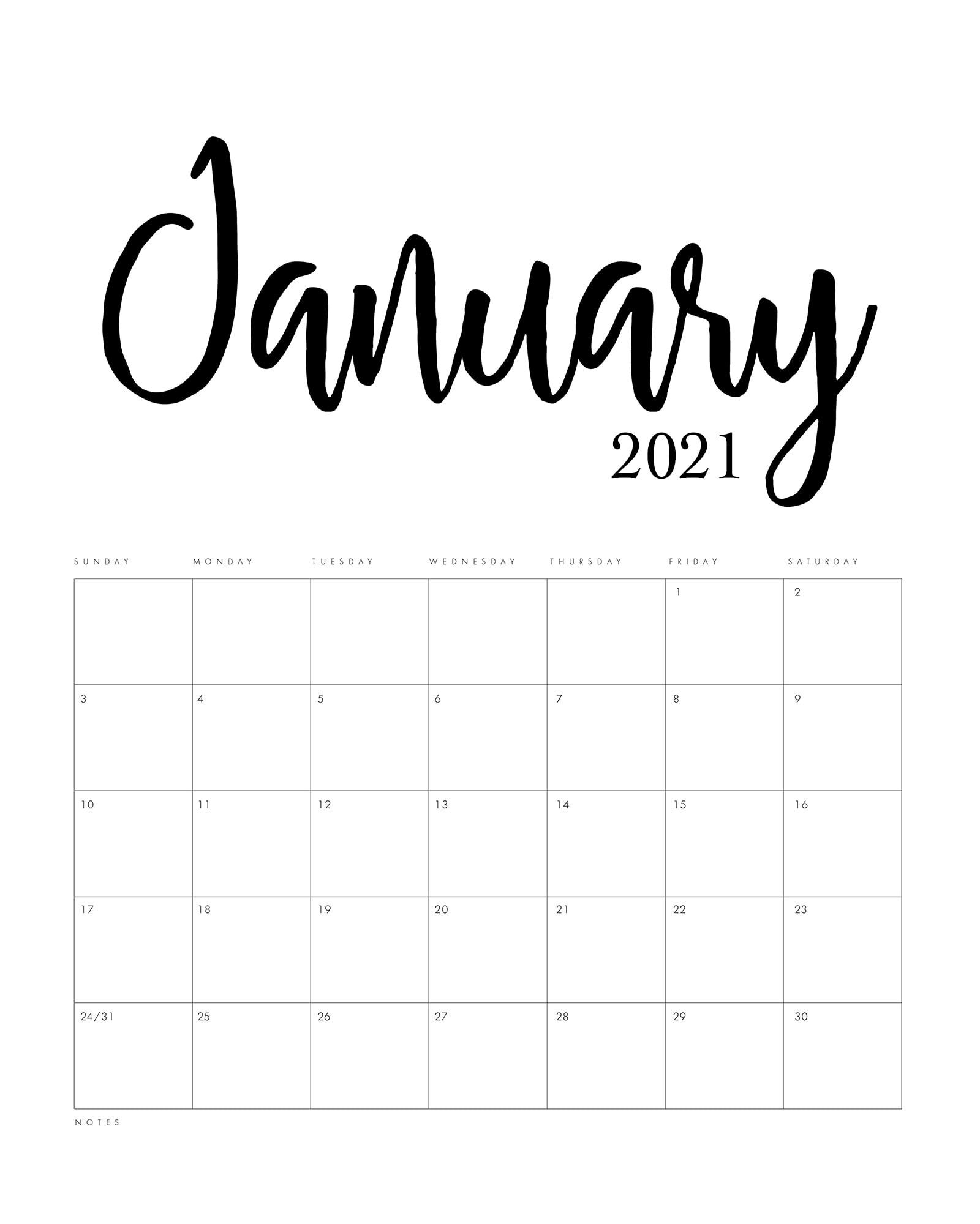Catch 2021 Printable Calendar