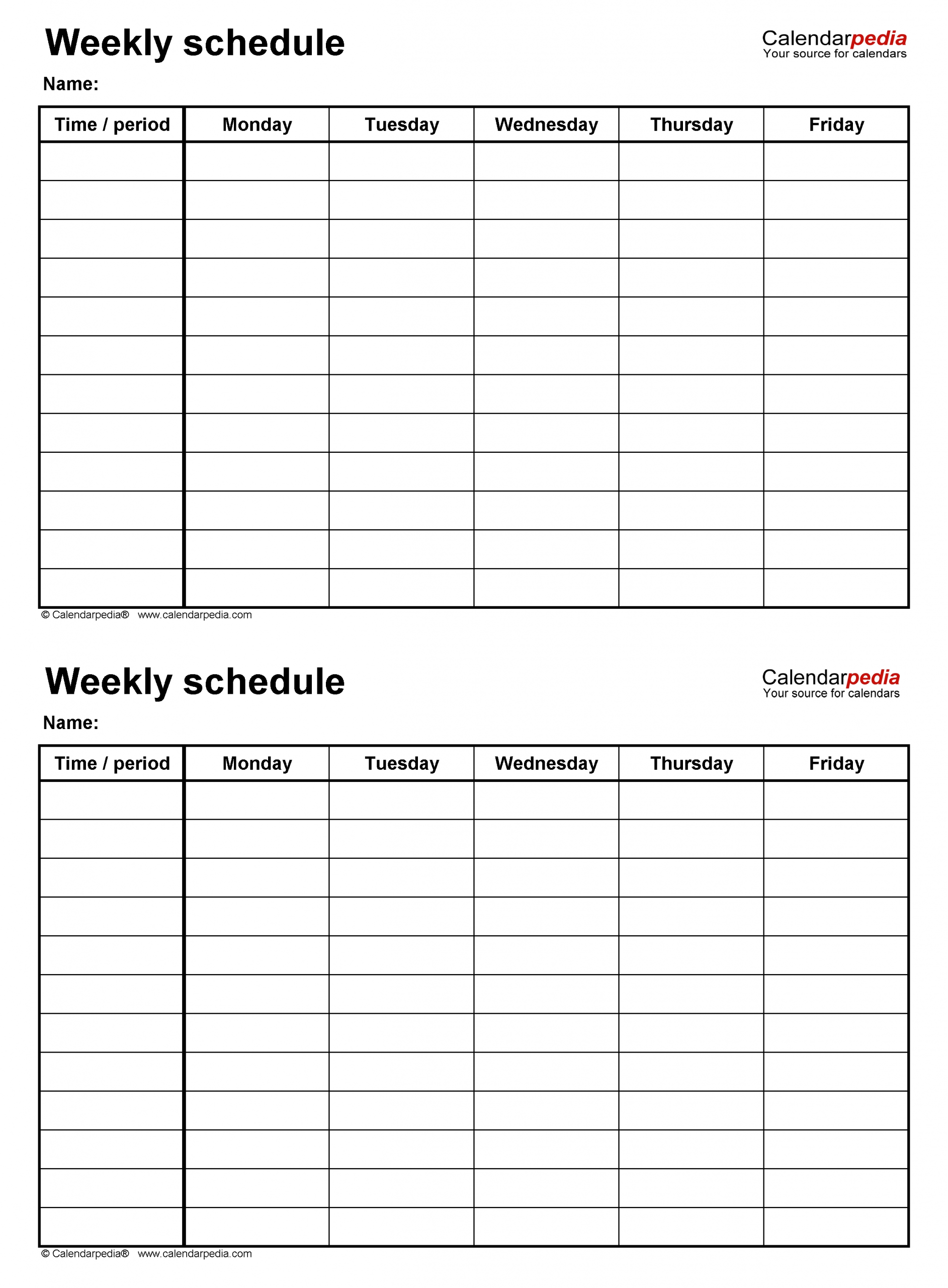 4 Week Planing Calendar Best Calendar Example