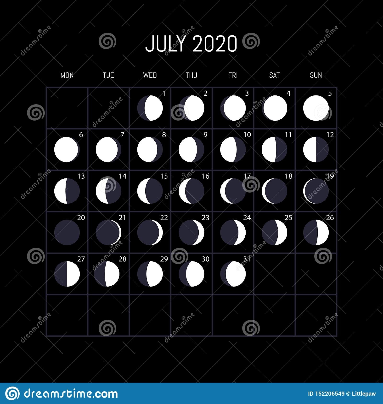 Catch August Calendar 2021 With Moon Cycle