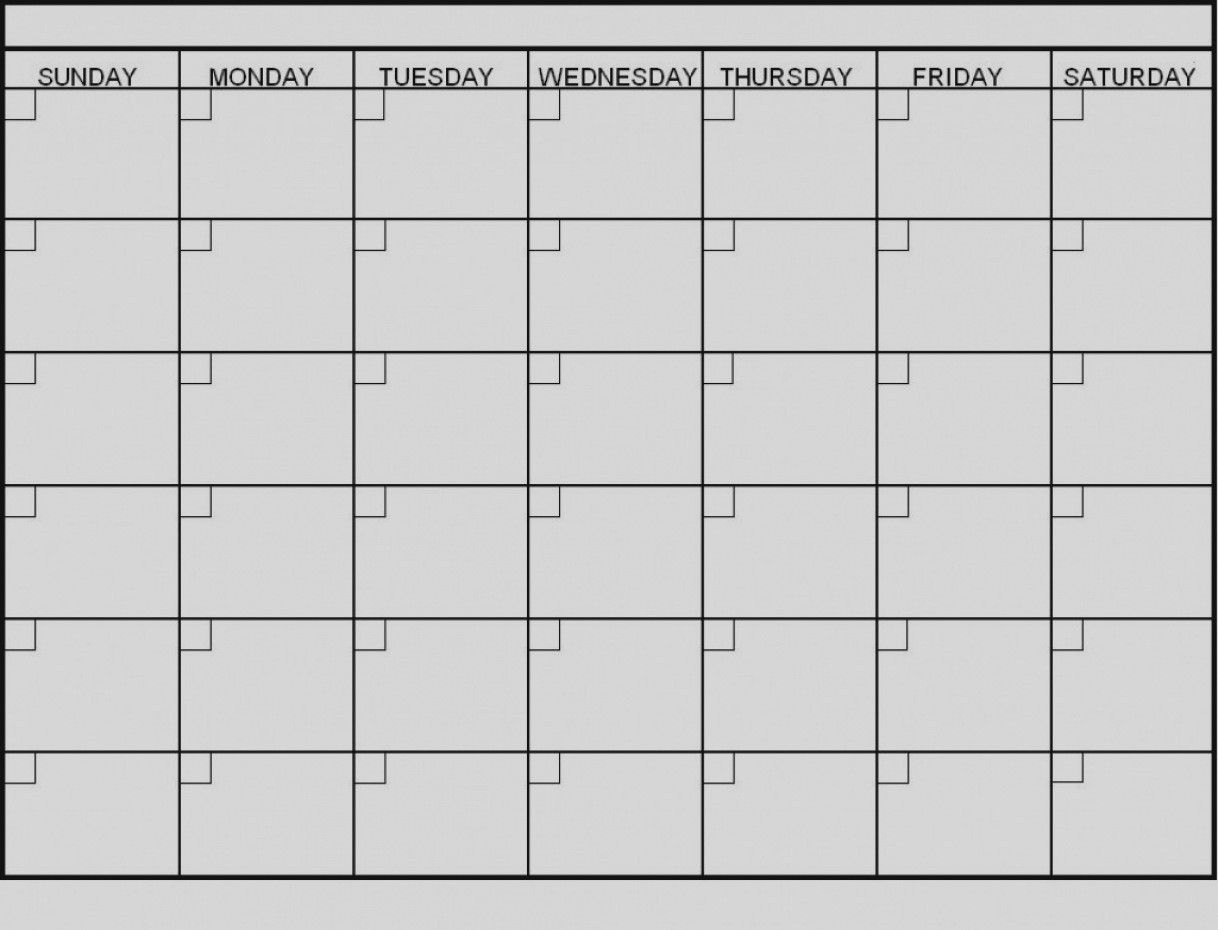 Catch Blank 6 Week Calendar