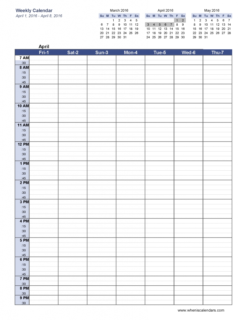 Catch Blank 6 Week Calendar