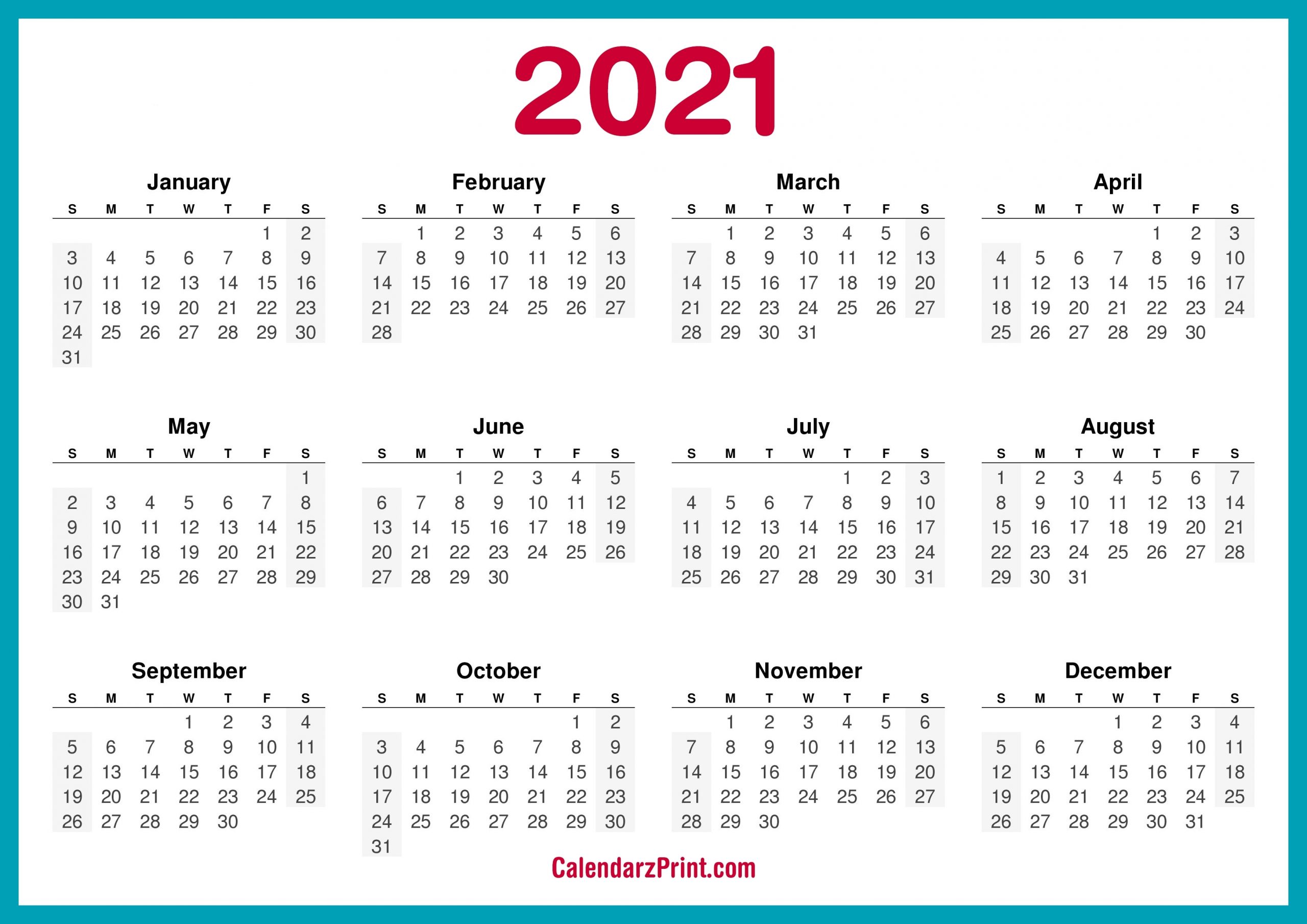 Catch Calendar 2021 Hd