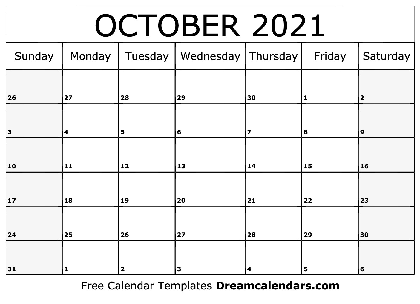 Catch Calendar August September October 2021