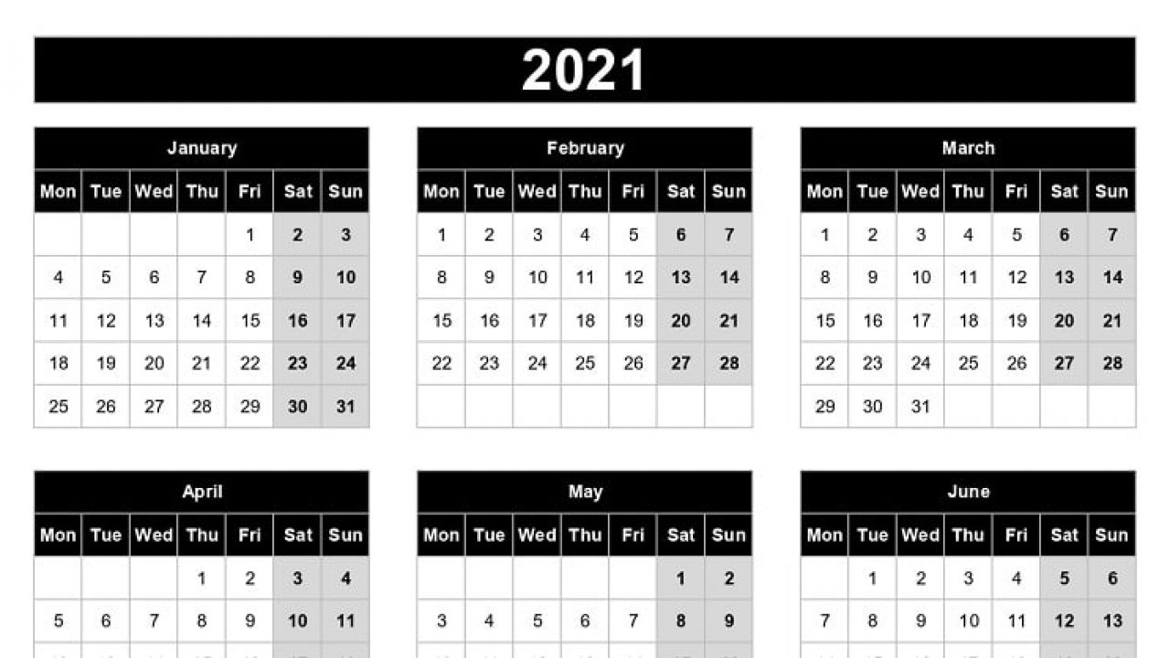 Catch Calendar Weeks 2021 Excel