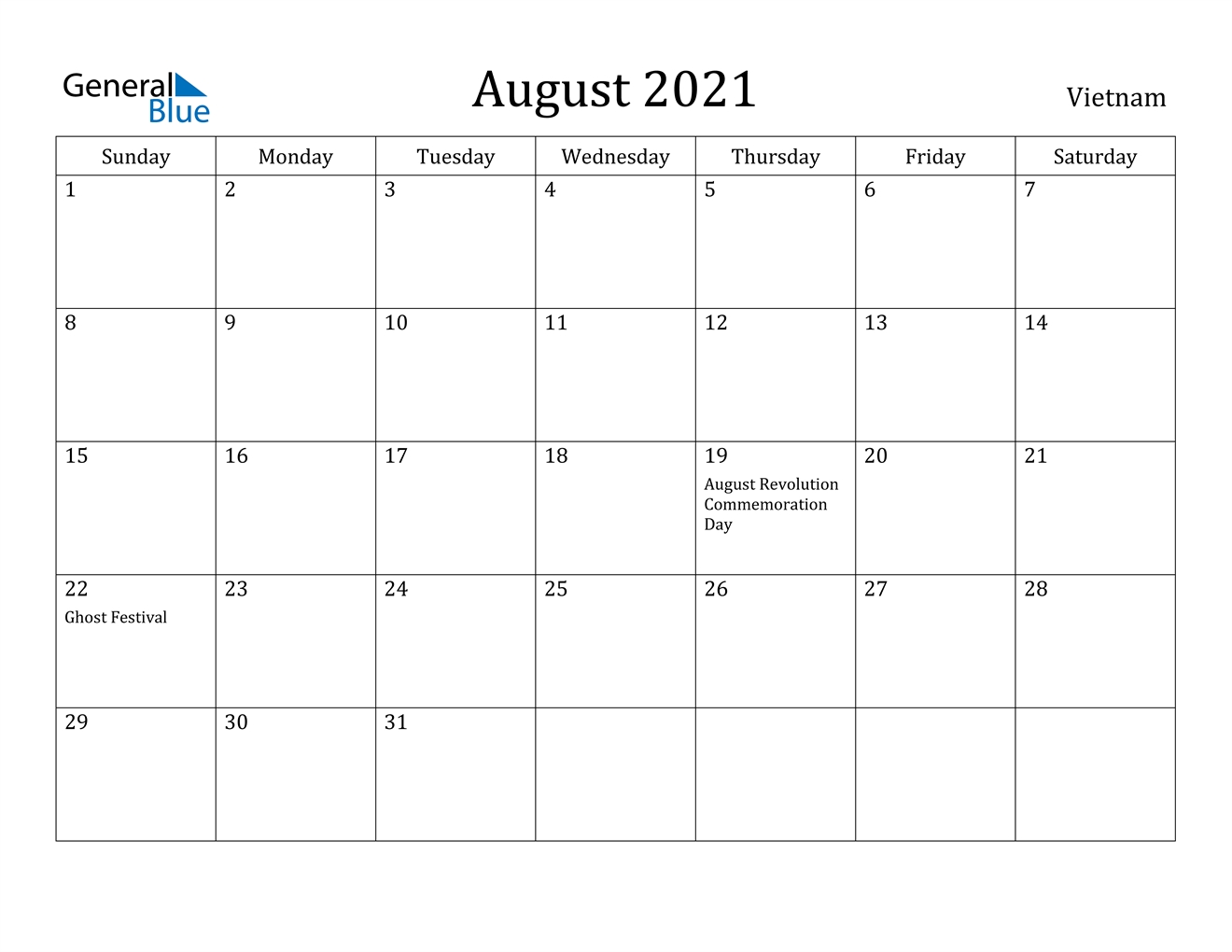 Catch Falstival August 2021 Calendar