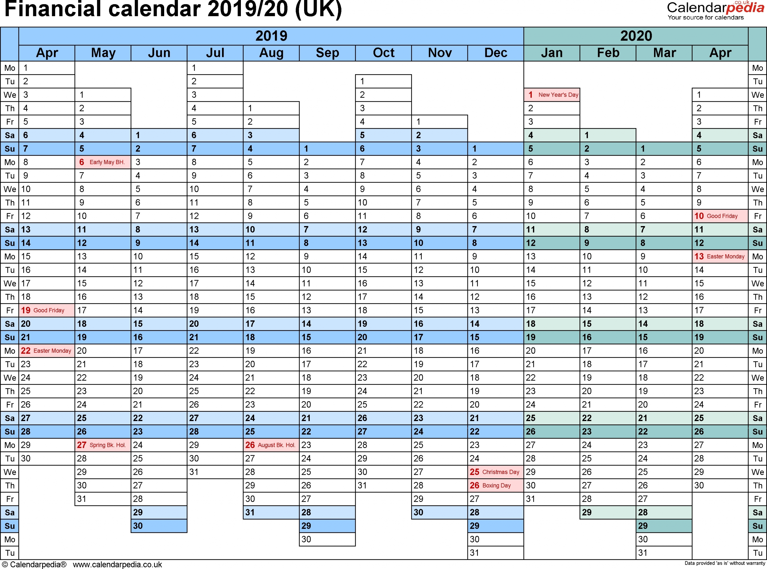 Catch Financial Year Week