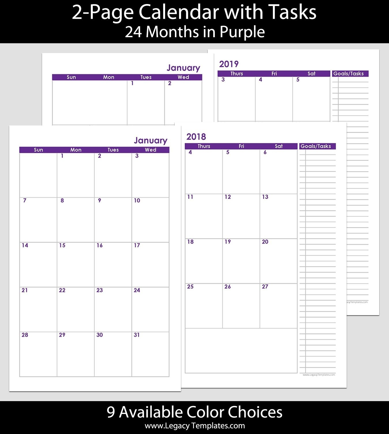 Catch Free 5X8 Weekly Planner Printables