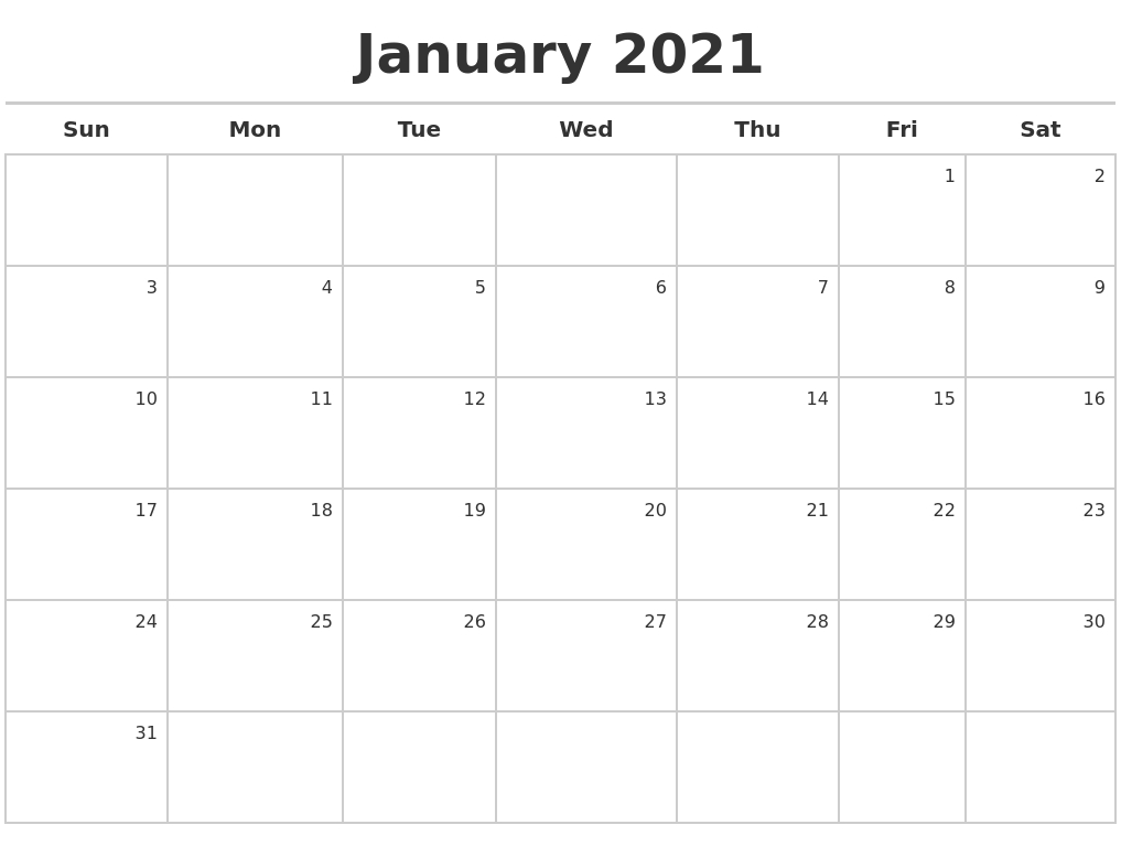 Catch Free Calendar Maker 2021