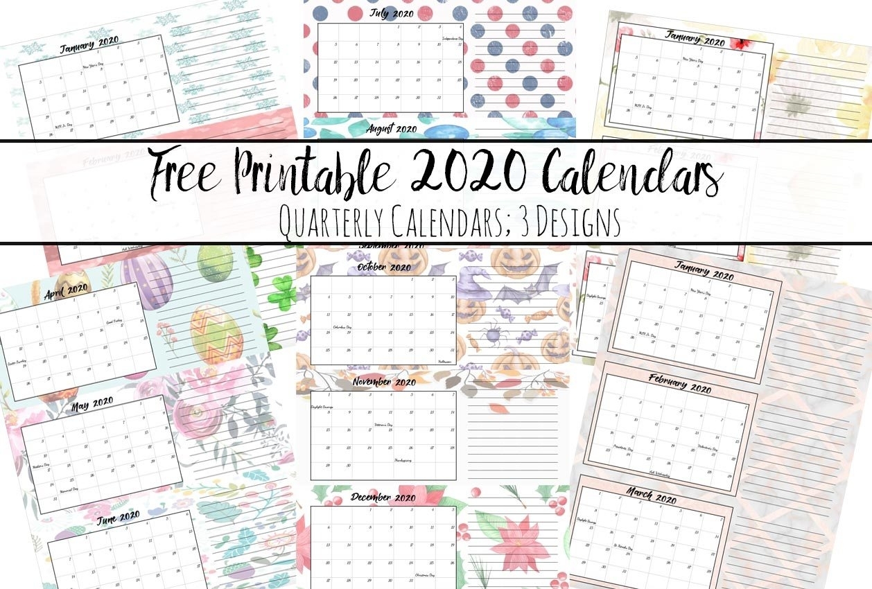 Catch Free Printable Holiday Calendars