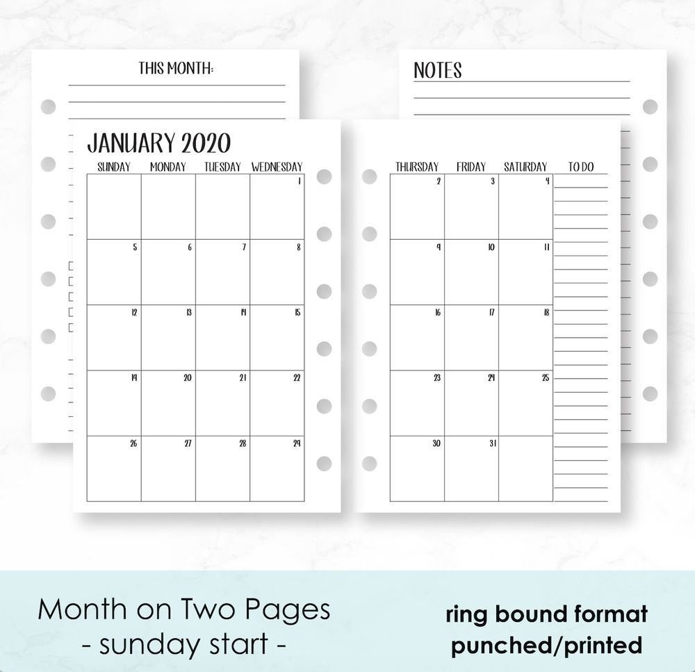 Catch Free Printable Pocket Size Calendars