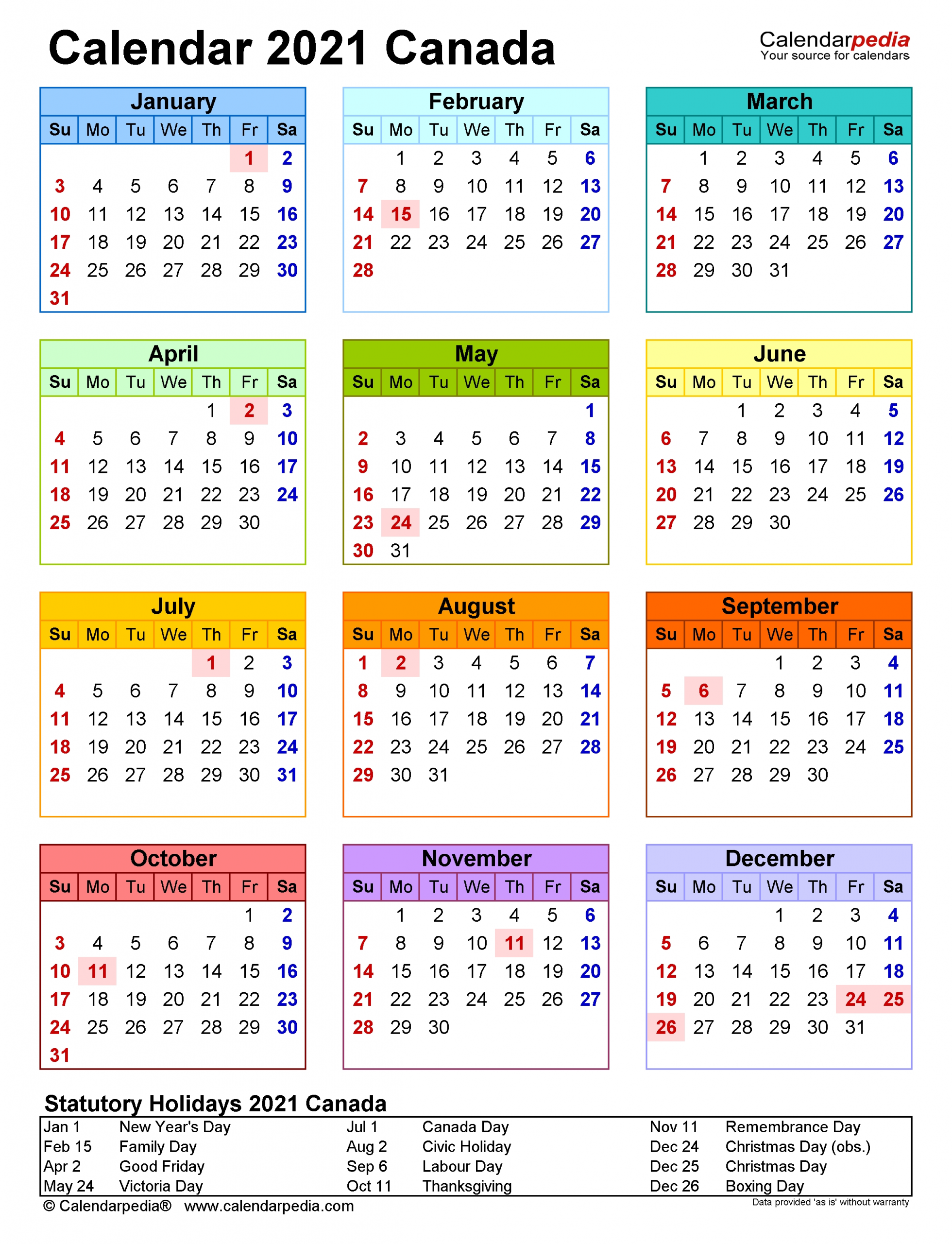 Catch Holiday List Of September 2021