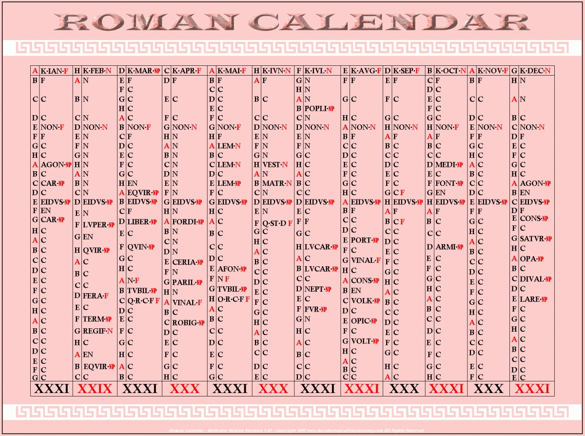 Catch Julian Calendar Calculator