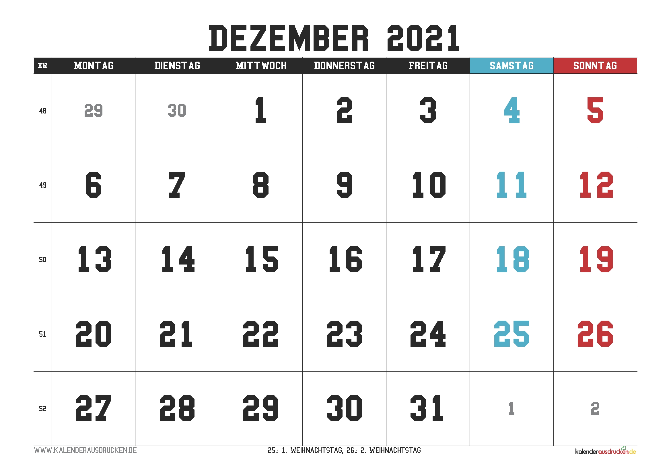 Catch Kalender Dezember 2021 Zum Ausdrucken