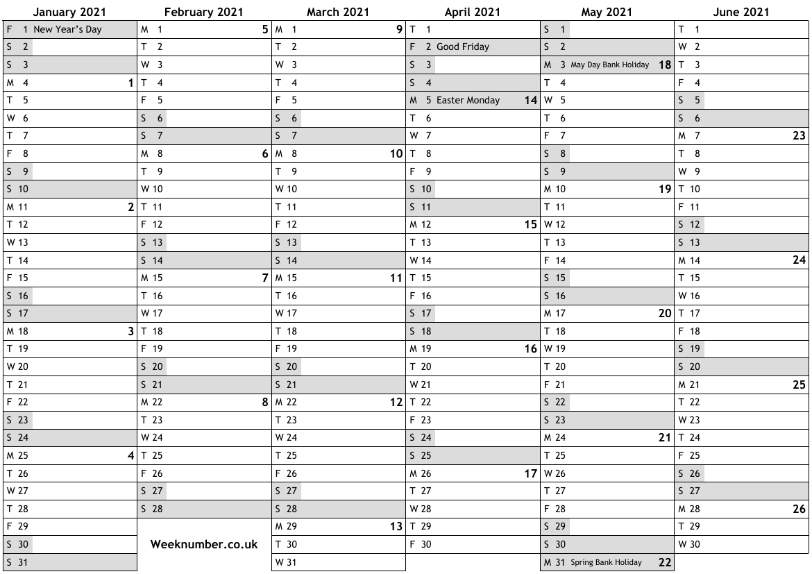 Catch Network Rail Week Numbers 2021