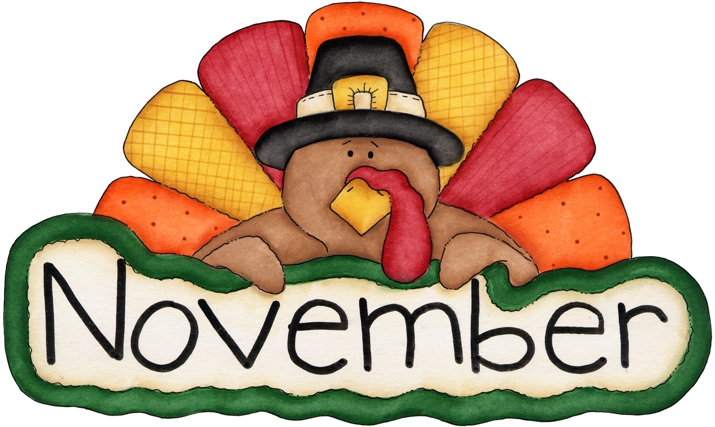 Catch November Calendar Clip Art