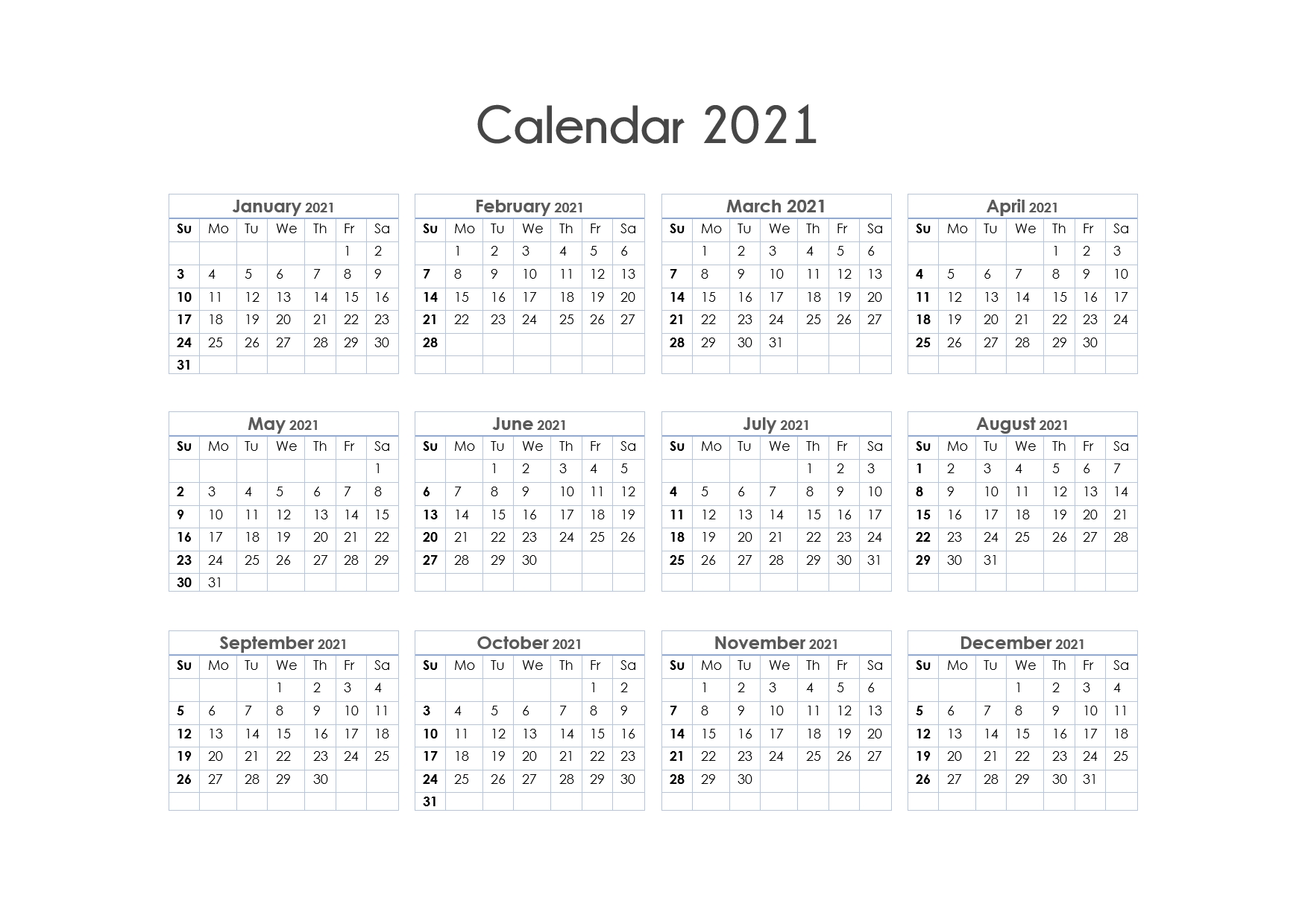 Catch Print Free 2021 Calendar Without Downloading Pdf