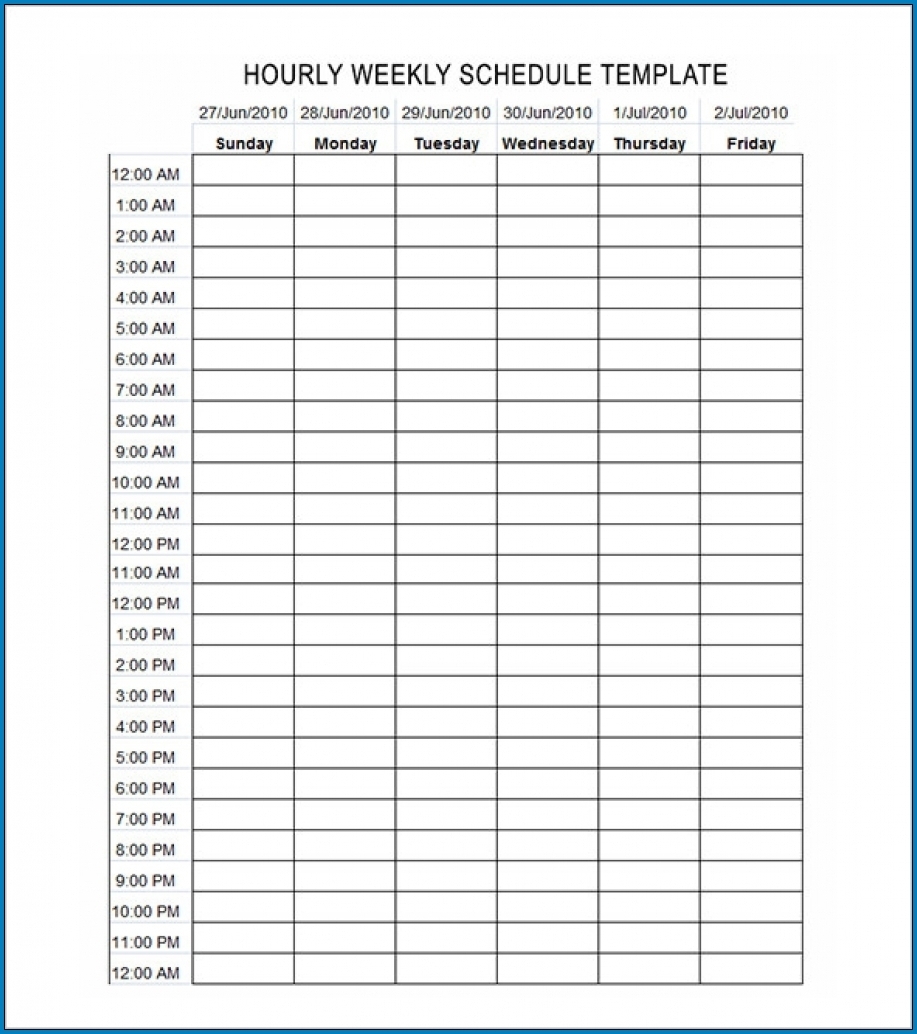 Catch Printable Weekly Time Schedule Sheets