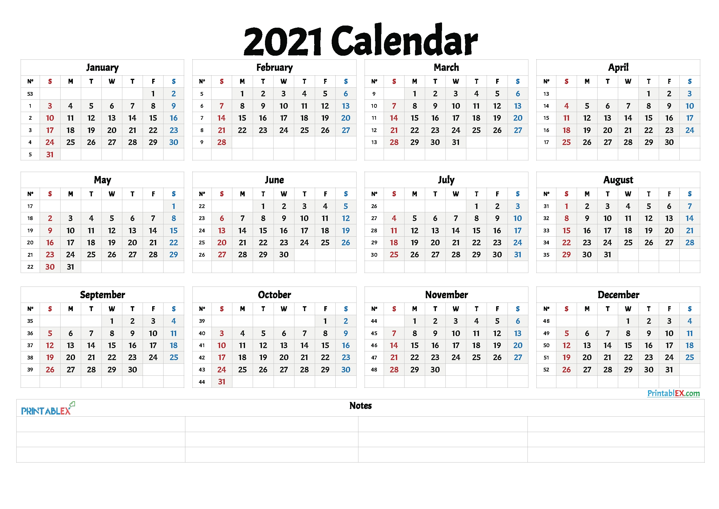 Yearly Calendar 2021 Monday To Sunday Best Calendar Example