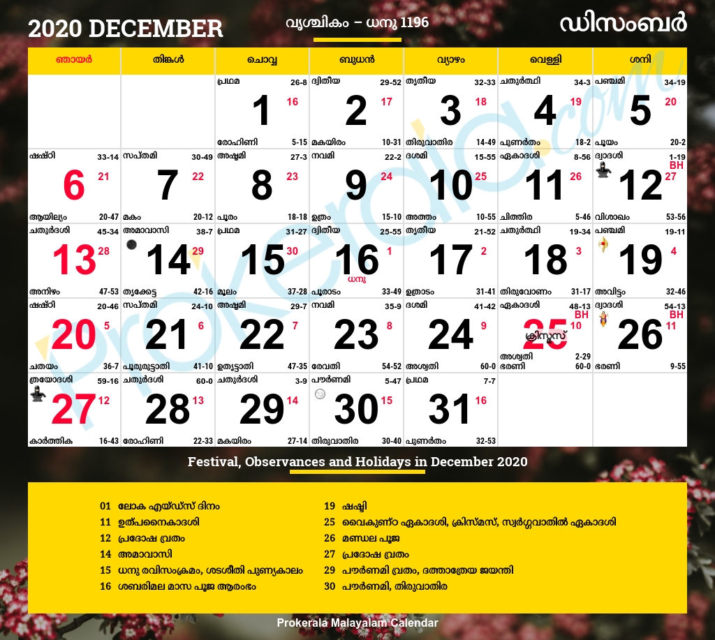 Collect 2002 Malayalam Calendar Photos