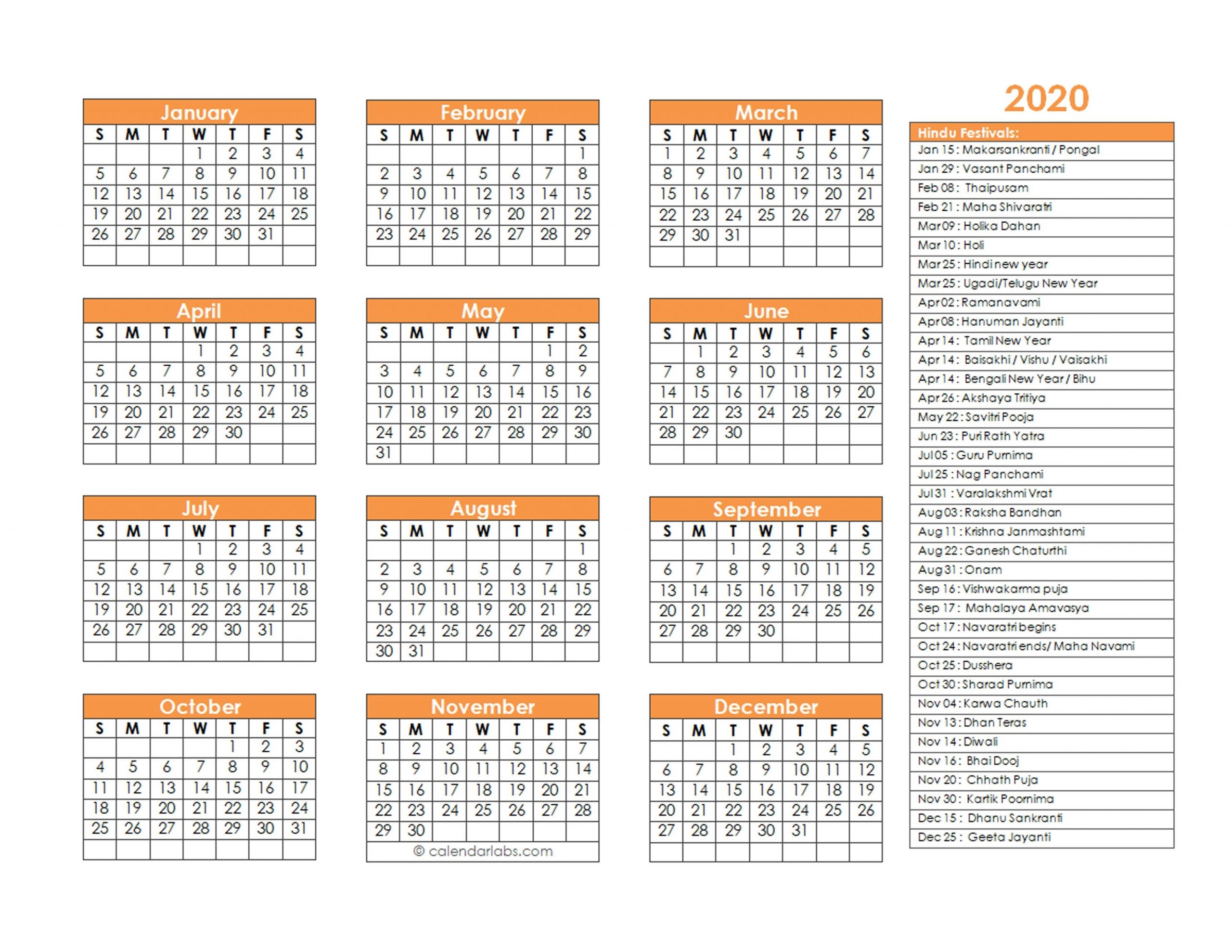 Collect 2021 August Calendar Hindi