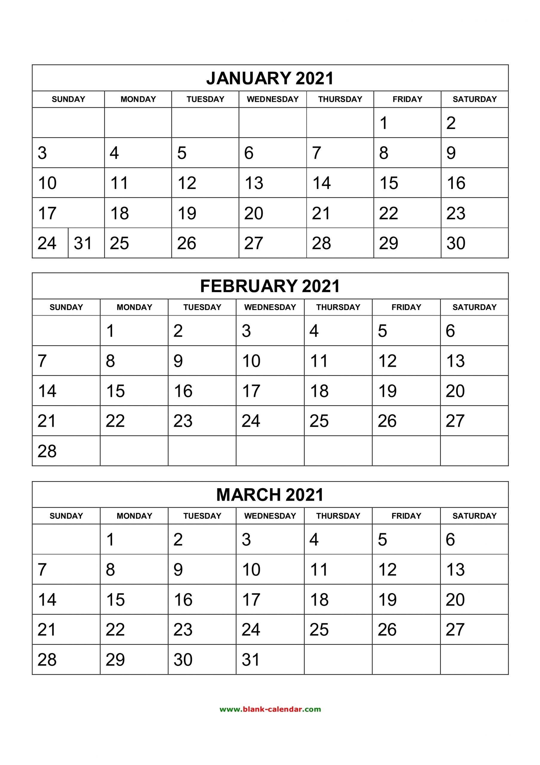 Collect 2021 Calendar Free Printable 4 Month