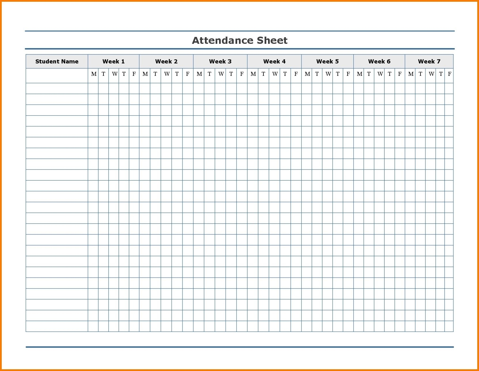 Free Printable Attendance Calendar 2023 Printable Calendar 2023