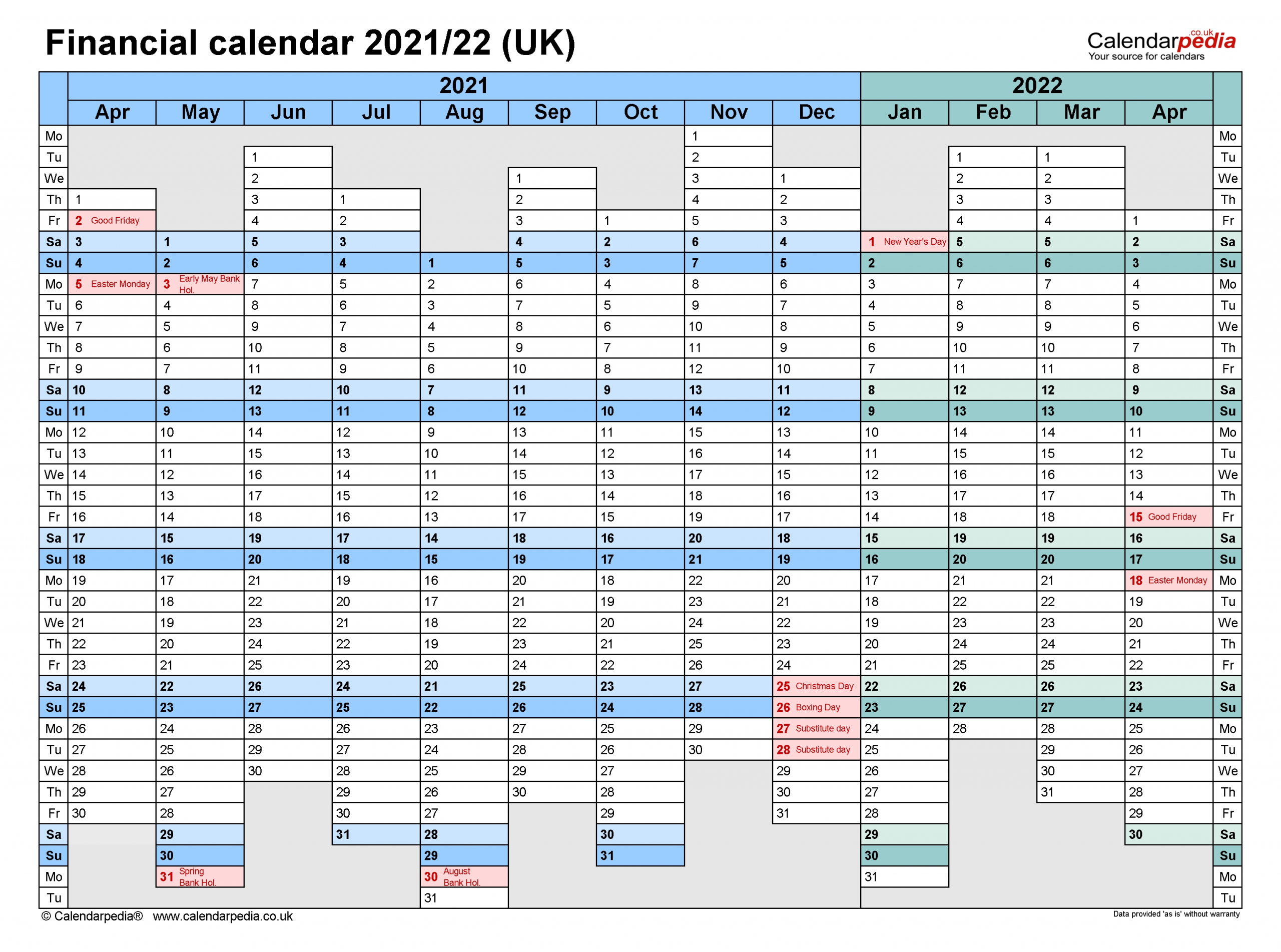 Collect 22 Year Tax Calendar Hmrc