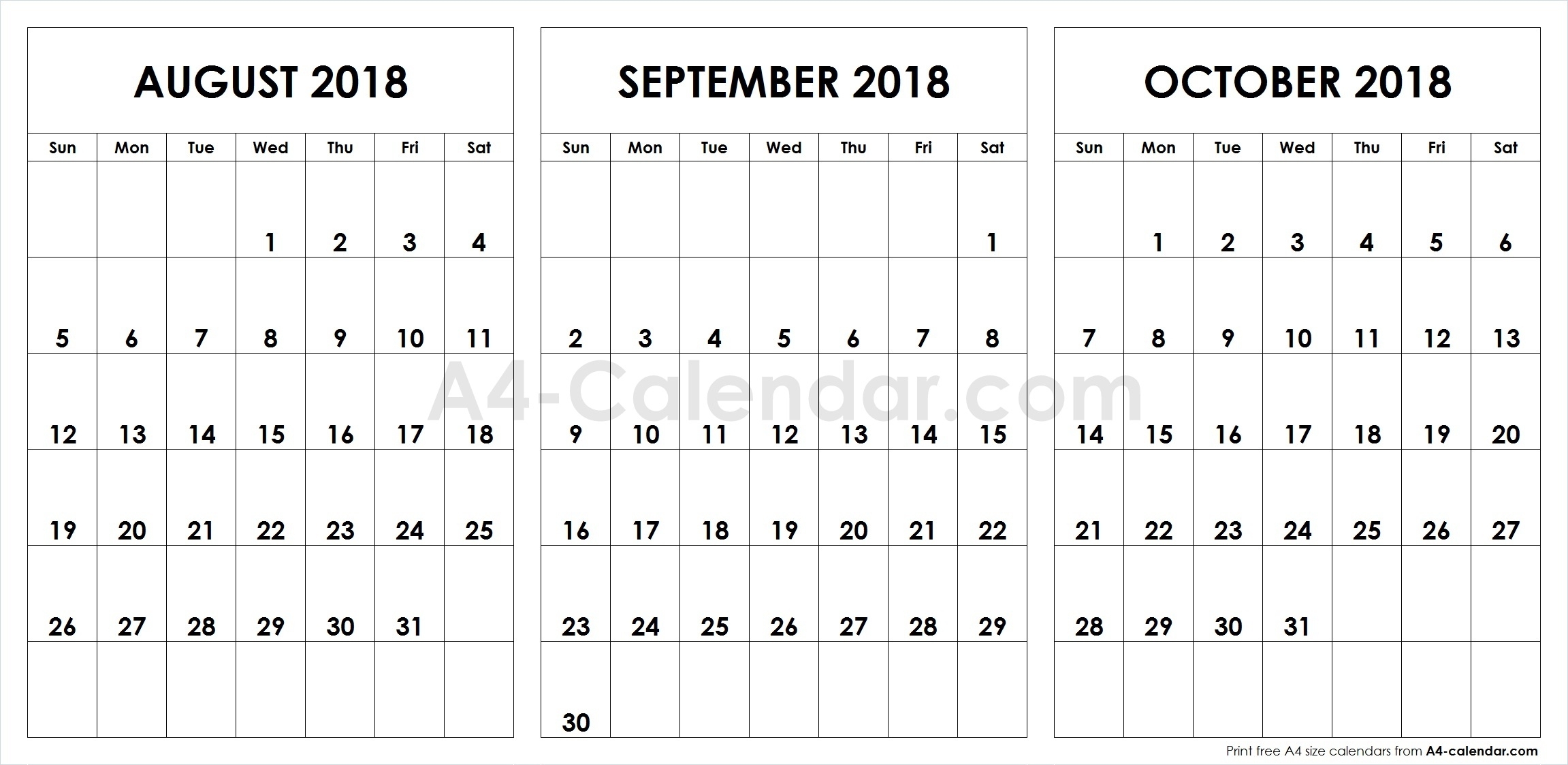Collect August September And October
