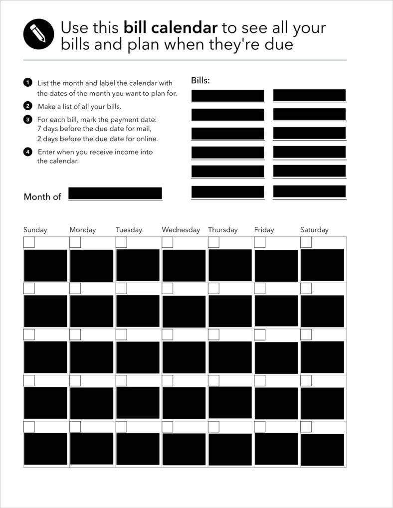 past due bill template