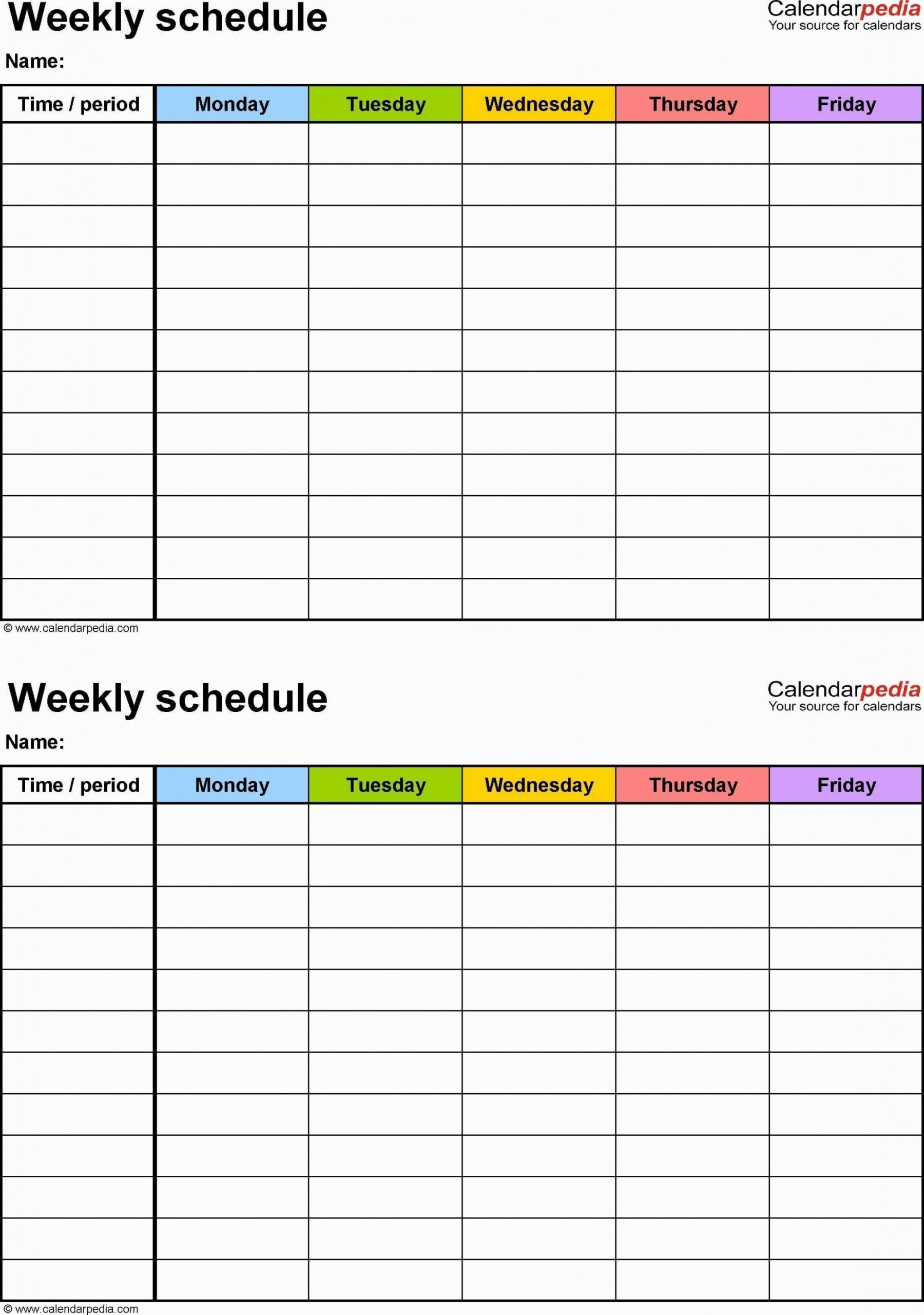 Collect Blank 12 Hour Shift Schedule Templates