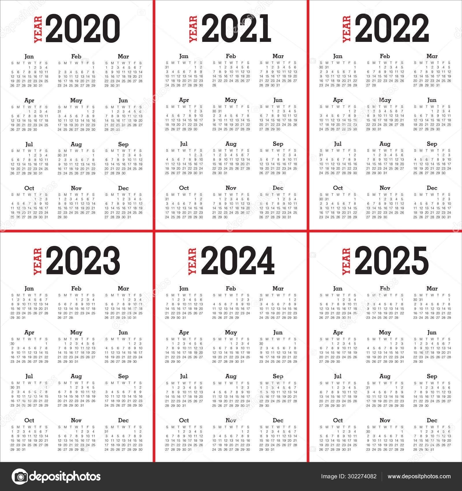 Collect Calander 2021 Thru 2023