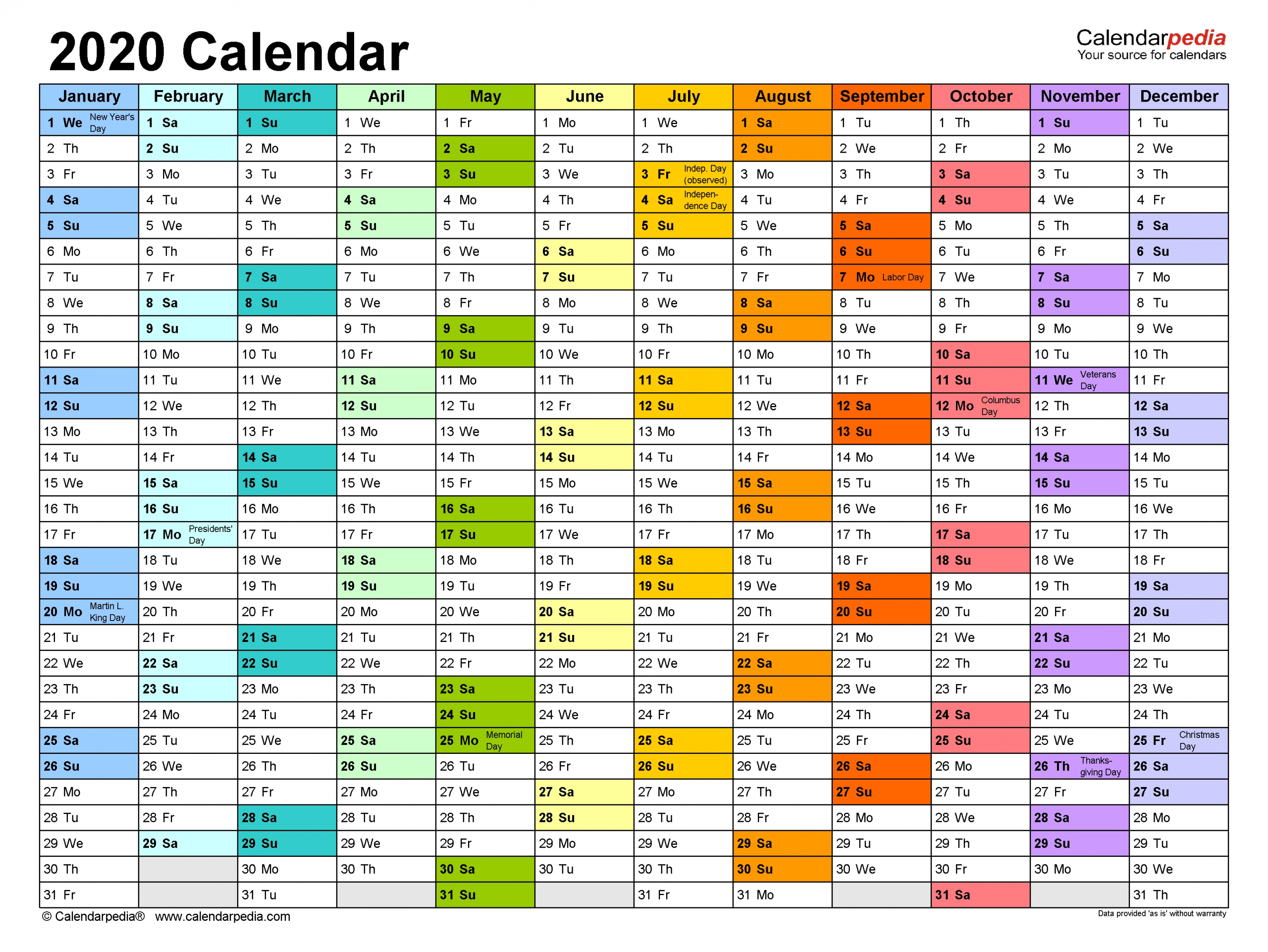 Collect Calendar Excel Weeks In Year