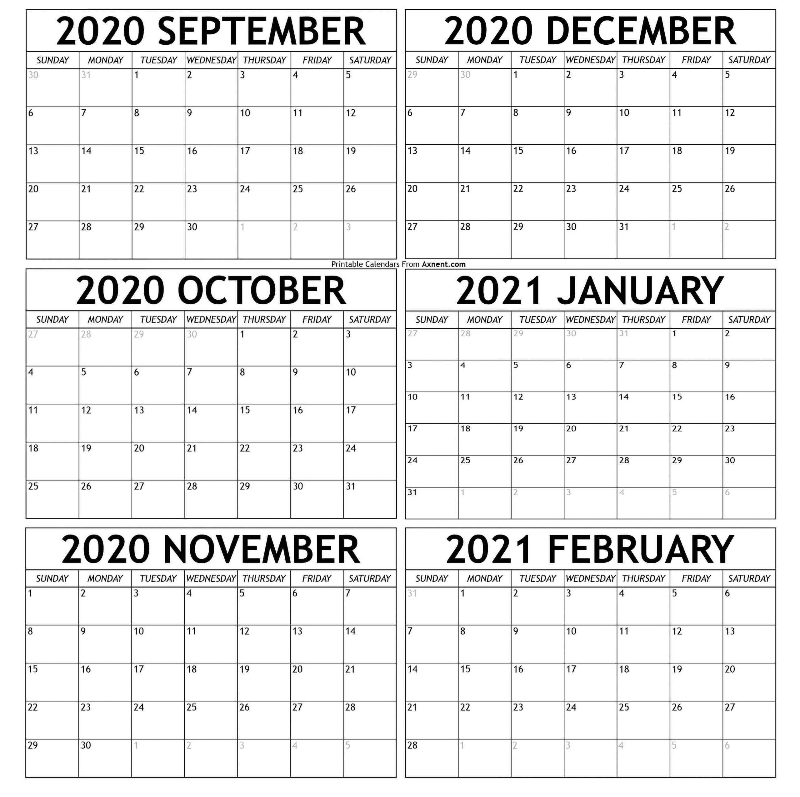 Collect Calendar September October 2021