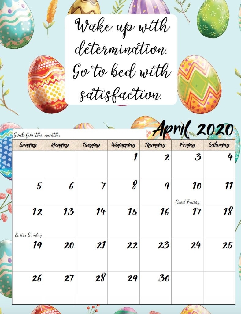 Collect Free Printable Inspirational Calendar