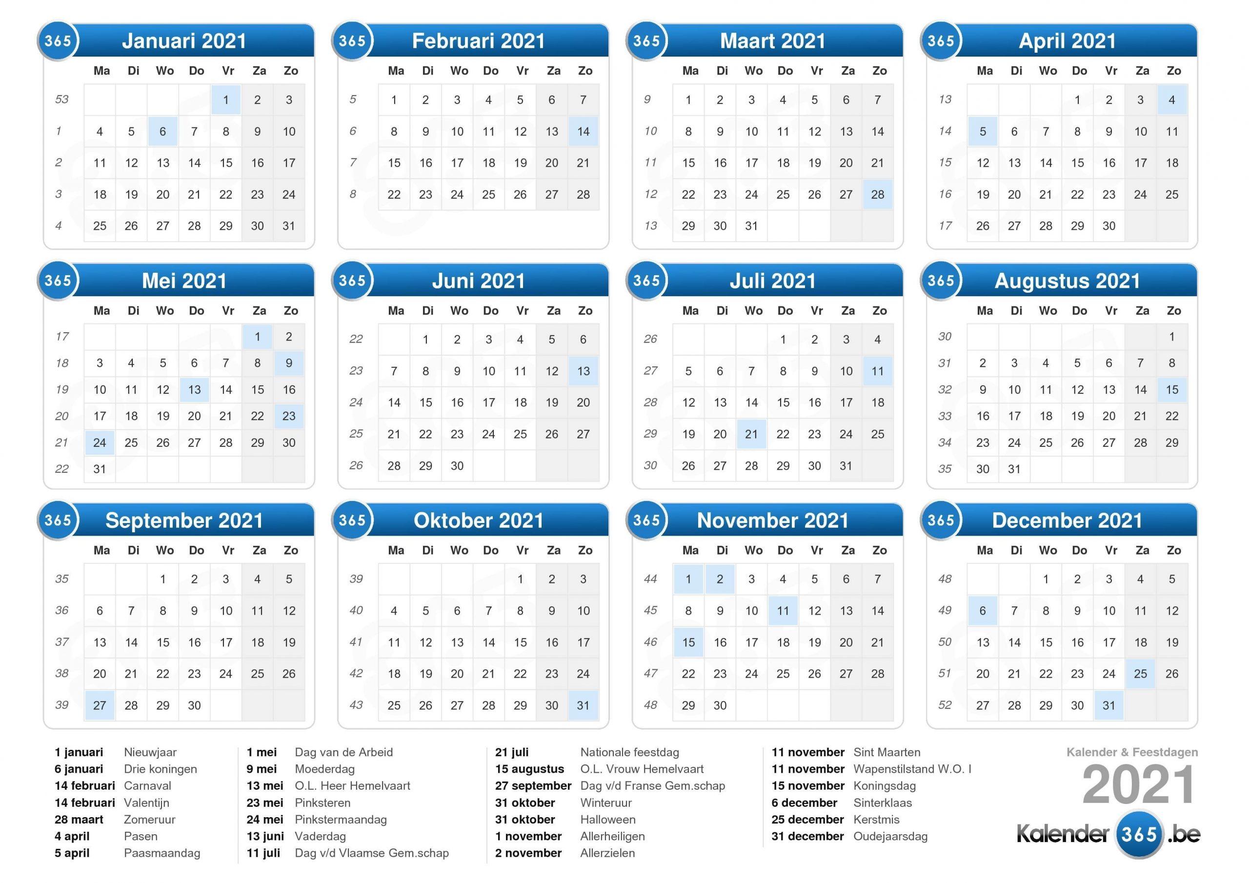 Collect Kalender 2021 Augustus September