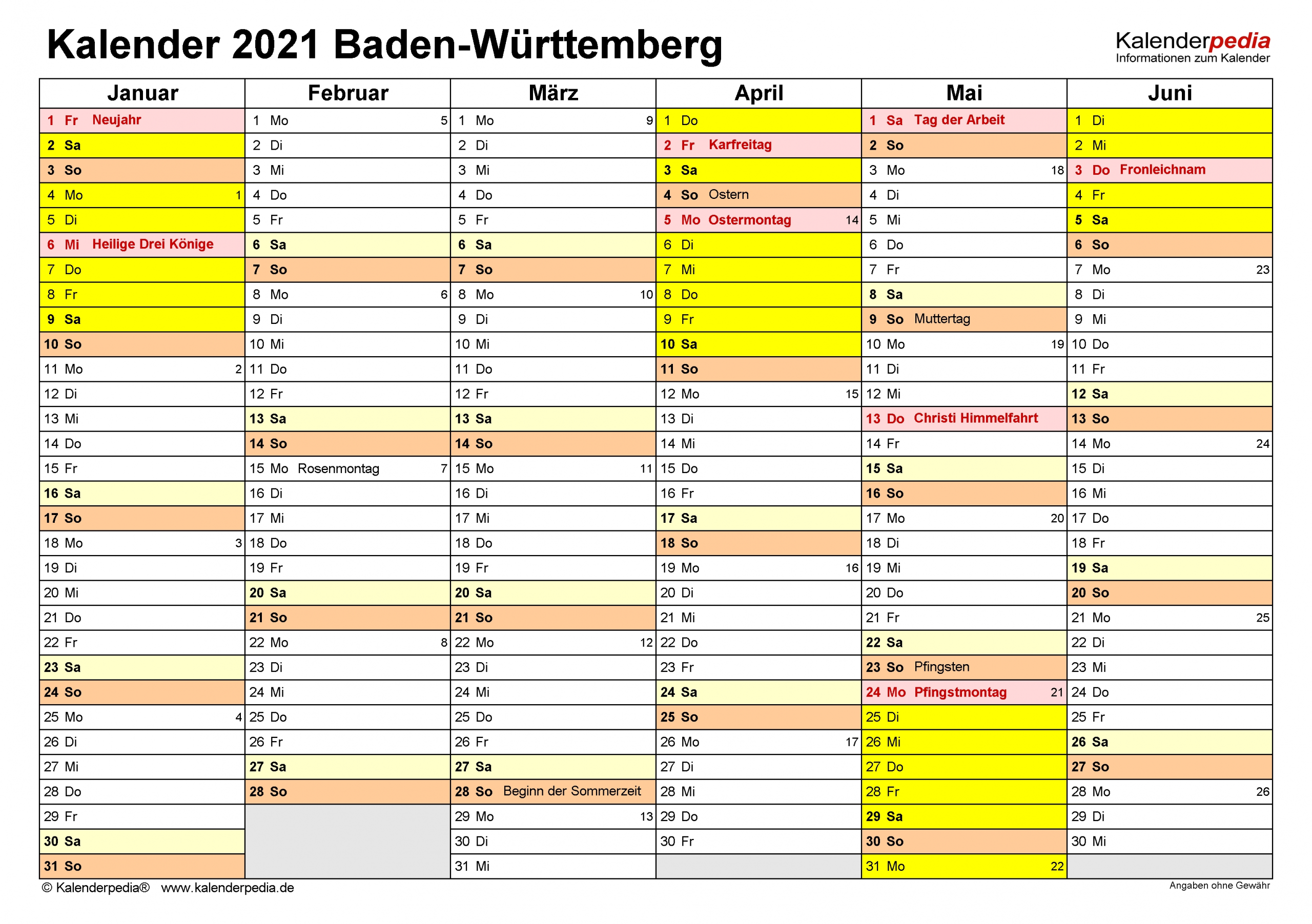 Collect Kalender 2021 Zum Ausdrucken Kostenlos Baden Württemberg
