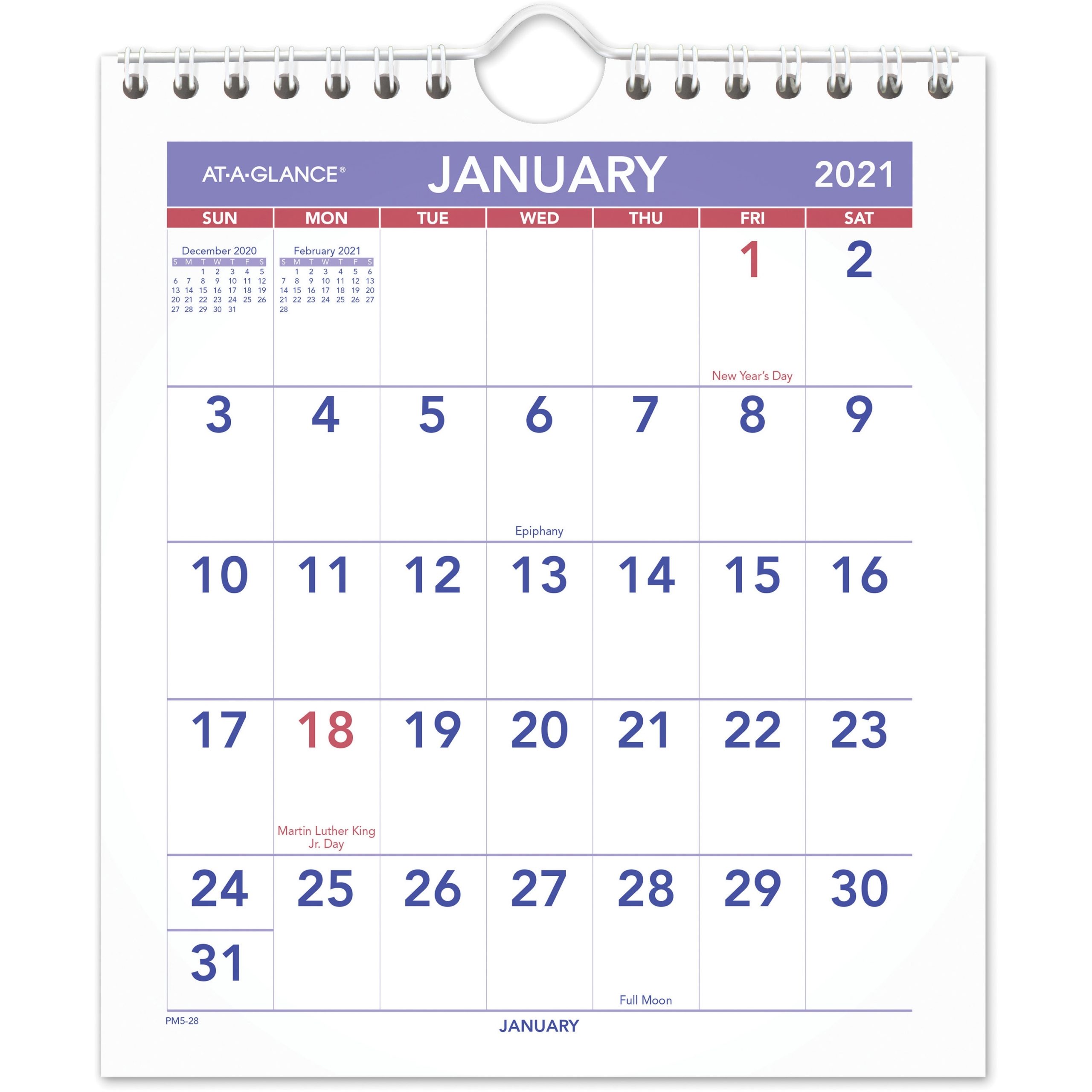 Collect Month At A Glance December 2021