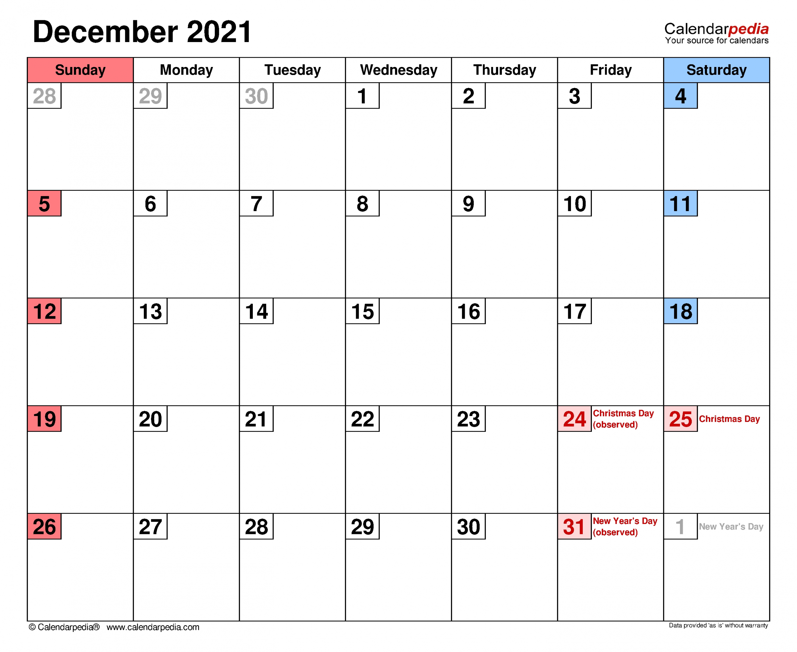 Collect Planner December 2021