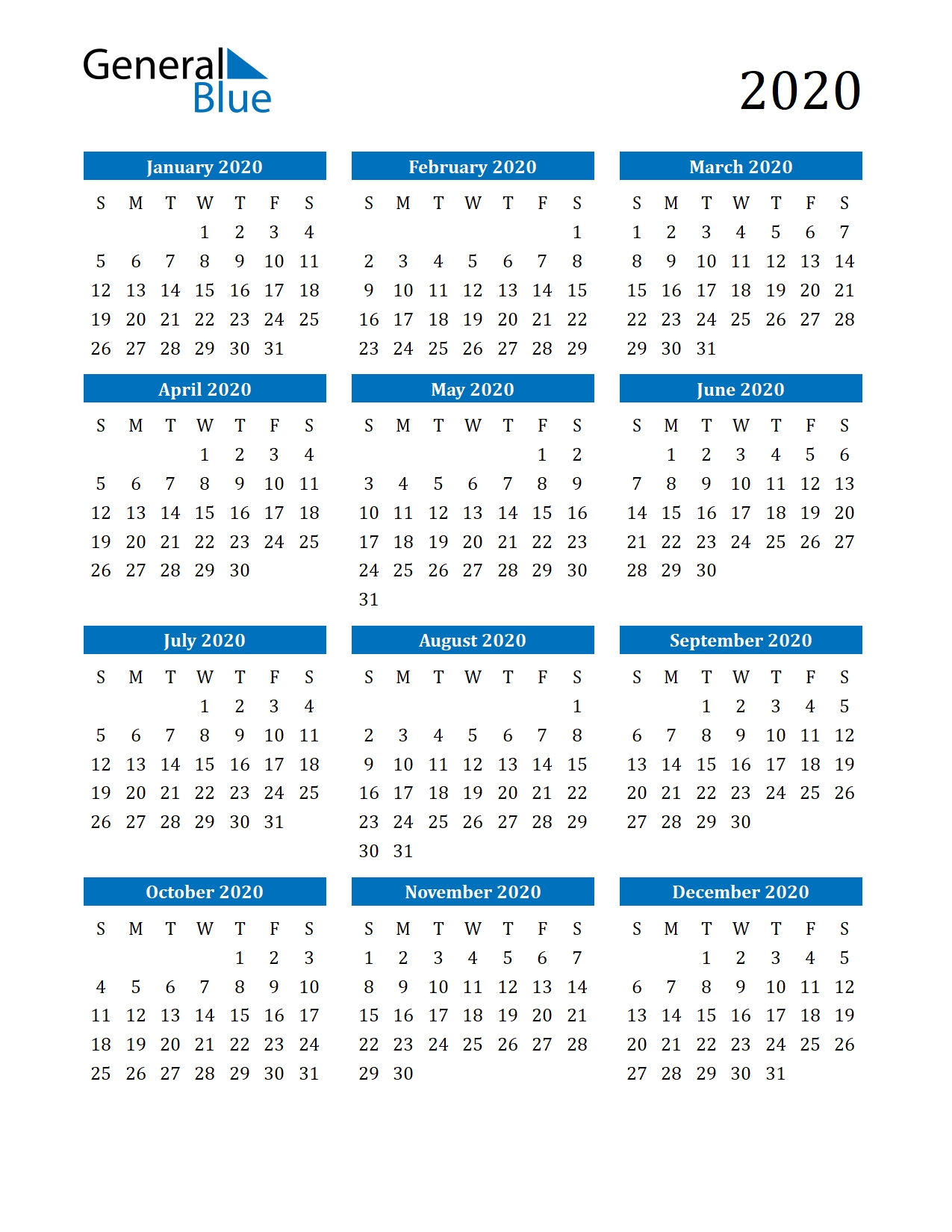 Collect Print Free Monthly 2021 Calendar Without Downloading