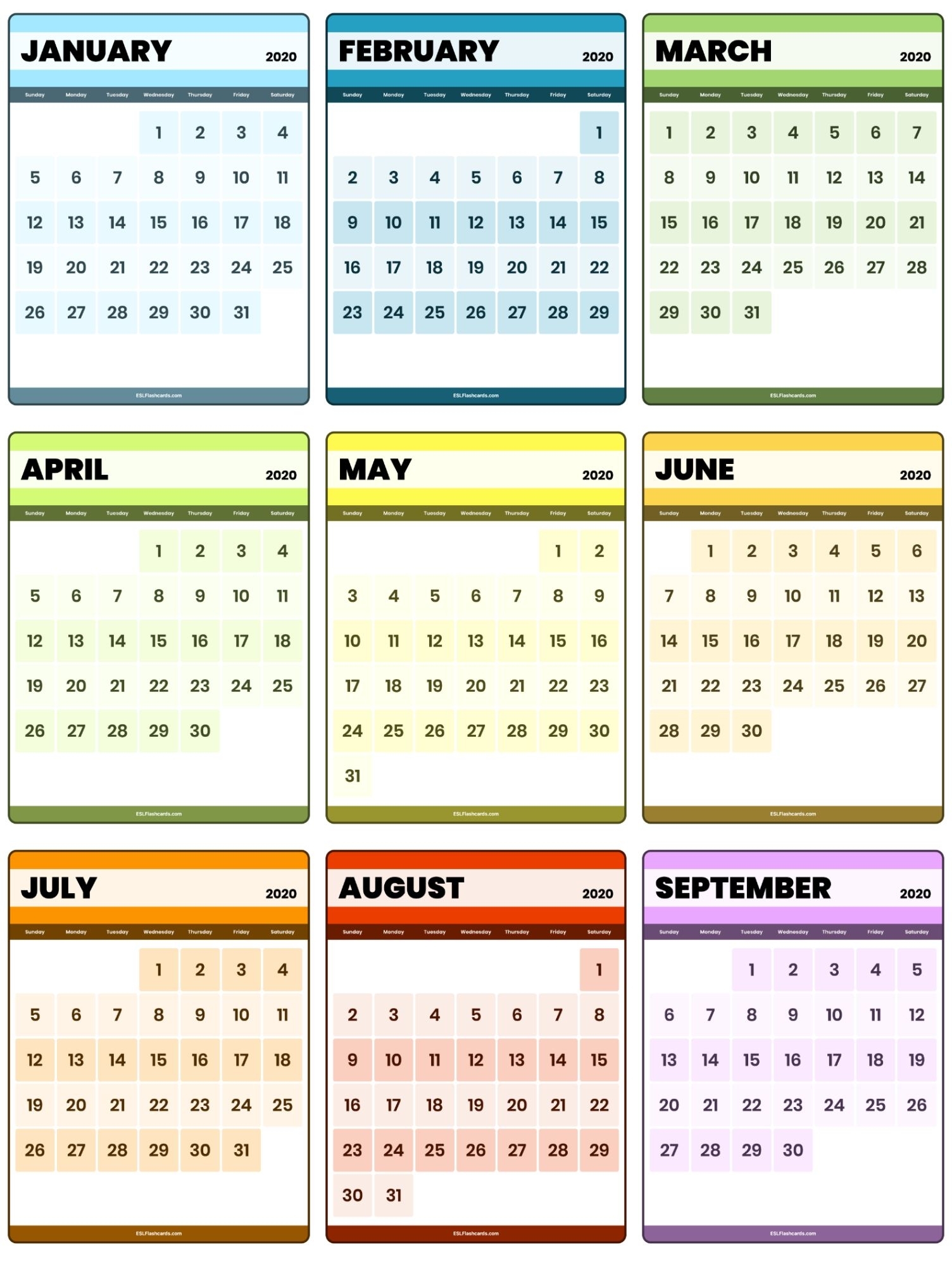 Small Calendar Printable | Best Calendar Example