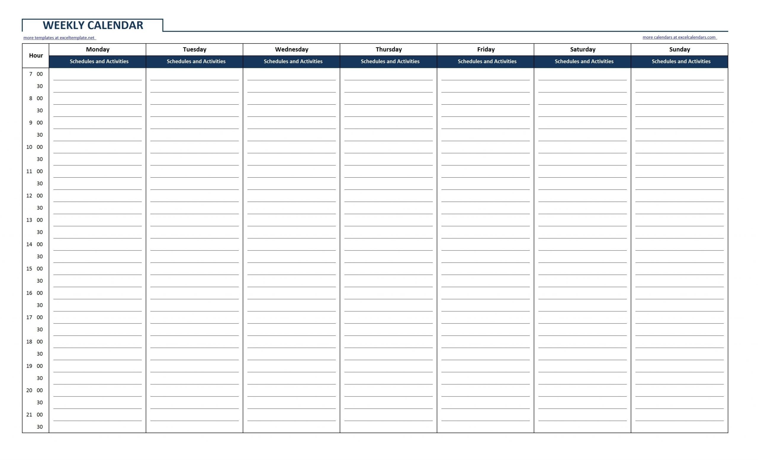 Collect Time Slot Schedule