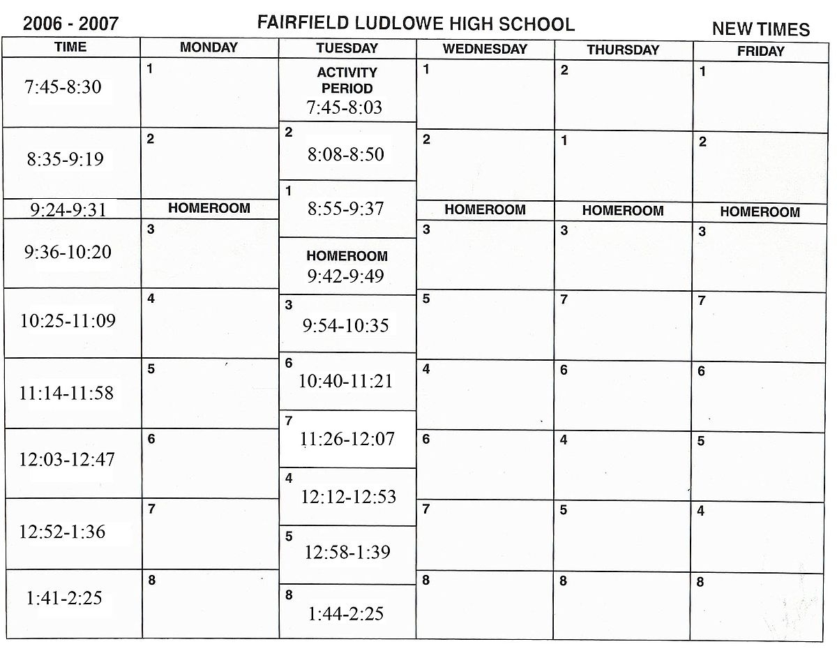 Collect Way Do You Think Monday Through Friday Is The Best School Schedule