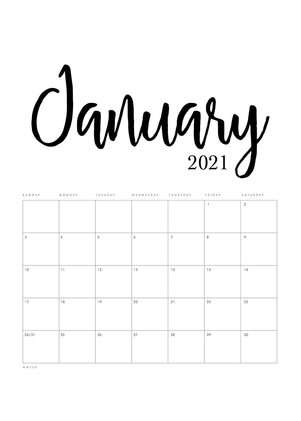 Get 2021 Calendars To Print Without Downloading