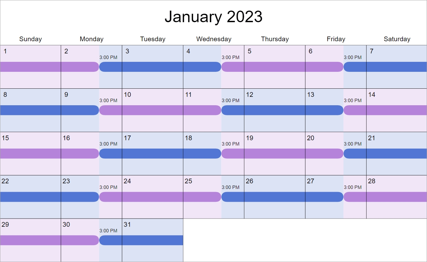 Get 2021 Pitman Work Calendar