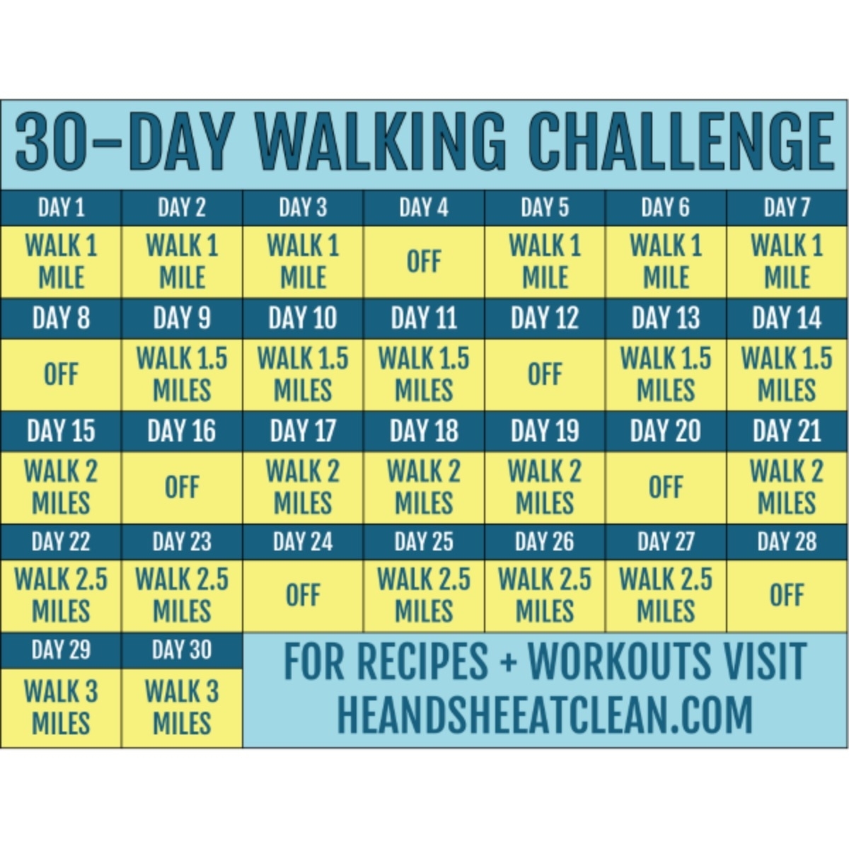 30 Day Fitness Challenges Printable Charts Best Calendar Example